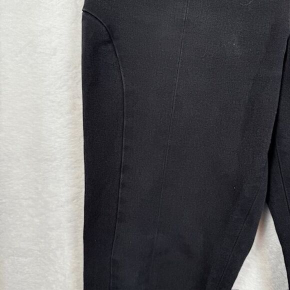 Ted Baker Liroi High Waisted Stretch Trousers Side Button Detail Black Size 0 - Picture 4 of 13